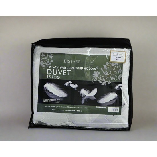 Hungarian Feather & Down Duvet - 15TOG