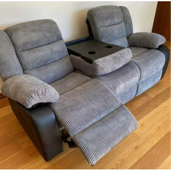 Rio Jumbo Cord 3 Seater Recliner