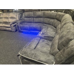 Farrah 5 Seater Corner Recliner Sofa