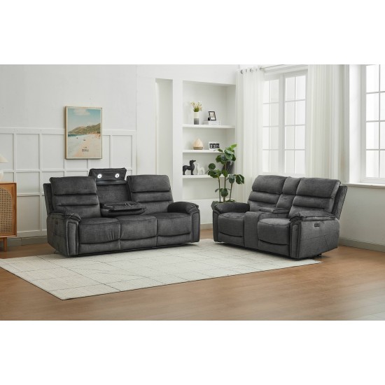 Sophia 3 Seater Power Recliner Sofa