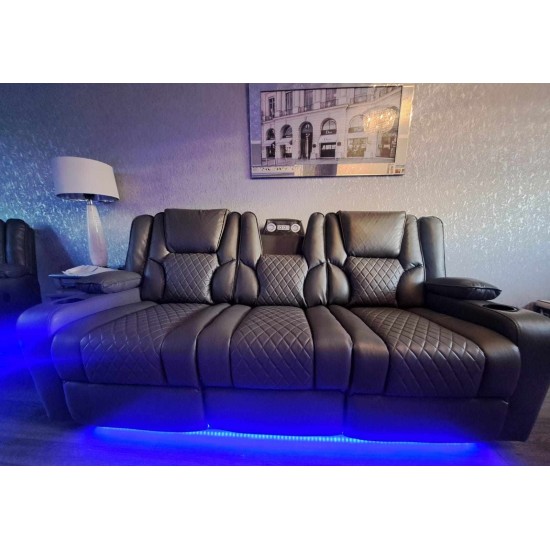 ORLANDO Leather Cinema Power Sofas